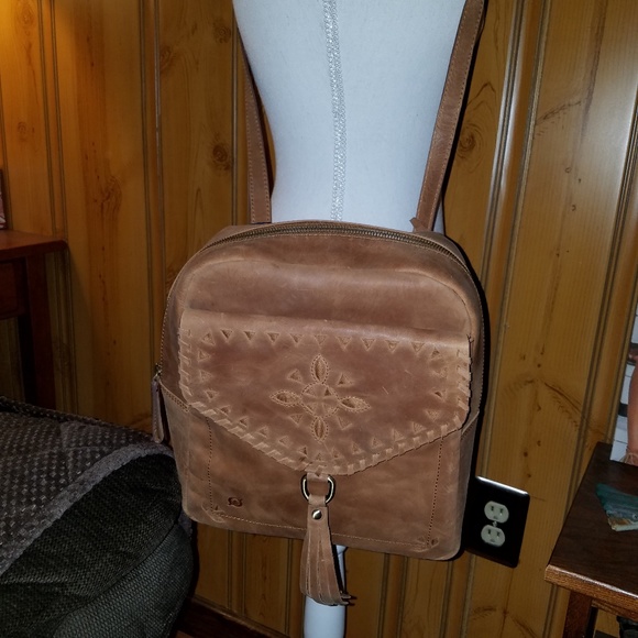 born leather backpack